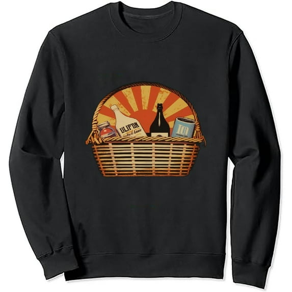 COMIO Retro Vintage Put The Lotion In The Basket Torture Sweatshirt