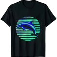 thumbnail image 1 of COMIO Retro dolphin silhouette T-Shirt, 1 of 3