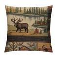 thumbnail image 1 of COMIO  Rustic Bear Pillow Covers Country Deer Pillow Covers Indoor and Outdoor Throw Pillow Covers Decorative for Couch/Bed/Living Room, 1 of 5