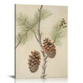 thumbnail image 1 of COMIO Rustic Pine Cones by Arnie Fisk 12" x 16" Gallery Wrapped Canvas Wall Art Print - Ready to Hang, 1 of 4