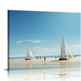thumbnail image 1 of COMIO  Sailing Ships Race Wall Paintings for Living Room Yacht Regatta Pictures Print On Canvas Wall Art Bedroom Wall Decoration Office Wall Art  Framed Ready to Hang, 1 of 4