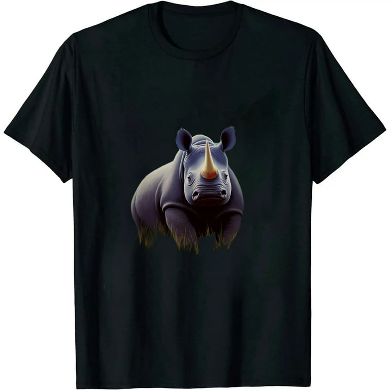 Save The Chubby Unicorn TShirt Funny Vintage Tee Shirt Rhino Save The Chubby Unicorn TShirt Funny Vintage Tee Shirt Rhino