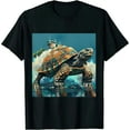 thumbnail image 1 of COMIO Sea Turtle in the Ocean, Turtles Lover T-Shirt, 1 of 3