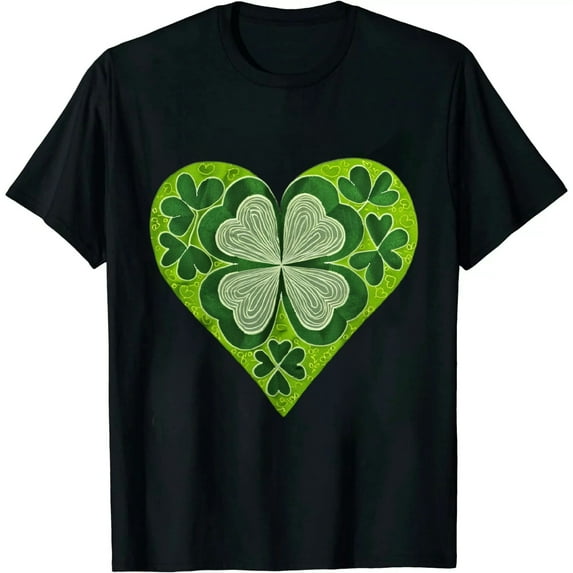 COMIO Shamrock Clover T Shirt, Four Leaf Clover T Shirt, St Patricks Day T Shirt In All Colors