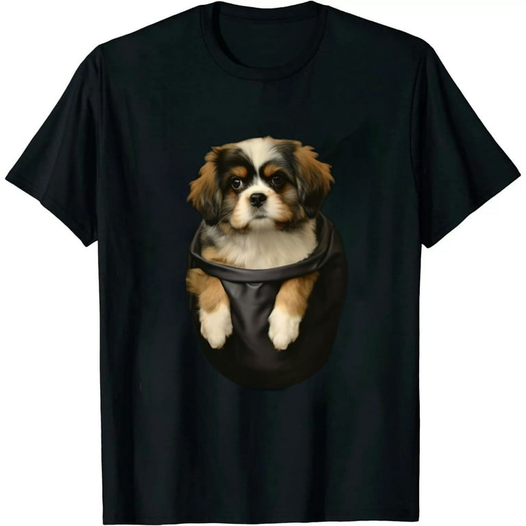 COMIO Shih tzu Puppy in Pocket T Shirt Walmart