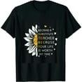 thumbnail image 1 of COMIO Short Sleeve Graphic Tee - Became Substitute Teacher Because Your Life Is Worth My Time T-Shirt, 1 of 3