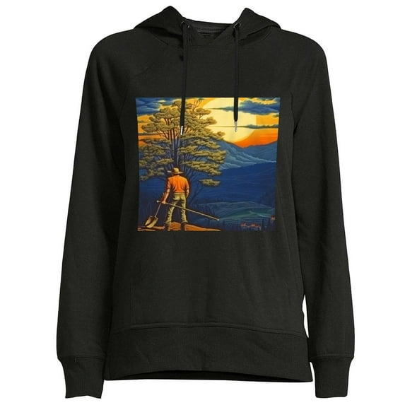 COMIO Smokey Bear Thanks For Listening Vintage Mountains Pullover Hoodie