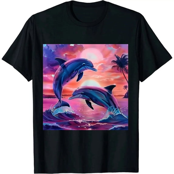 COMIO Soft Cozy Fleece Throw Blanket for Couch, Dolphin Lovers Pink