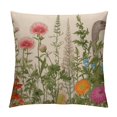 thumbnail image 1 of COMIO Spring Floral Pillow Covers  Vintage Sage Green Wild Flowers Decor Throw Pillows Wildflower Plant Outdoor Farmhouse Decorative Cushion Cases for Couch Bed Sofa Decoration, 1 of 5