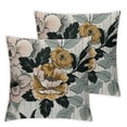 thumbnail image 1 of COMIO Spring Floral Throw Pillow Covers  Floral Decorative Outdoor Pillow Covers Rustic Modern Watercolor Flower Pillow Cases for Couch Sofa Home Decor&nbsp;2pc, 1 of 6