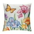 thumbnail image 1 of COMIO  Spring Floral Throw Pillow Covers Narcissus Flower Decorative Throw Pillow Cases Soft Outdoor Cushion Covers for Sofa Garden Couch Home Decor, 1 of 5
