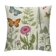 thumbnail image 1 of COMIO  Spring Summer Floral Leaf Pillow Covers  Farmhouse Sage Green Wildflower Herbs Plant Throw Pillows Cover Decorative Pillow Cases for Outdoor Bedroom Couch Sofa Decor, 1 of 5
