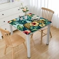 thumbnail image 1 of COMIO Square Fitted Tablecloth Tropical Pineapple Decorative Pineapple Flower Pillowcase White, 1 of 7