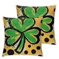 thumbnail image 1 of COMIO St. Patrick's Day Pillow Covers  Polka Dots Shamrock Truck Green Kiss Me Pinch Me Farmhouse Decorative Pillowcases for Home Sofa Couch Cushion Decoration &nbsp;2pc, 1 of 6