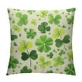 thumbnail image 1 of COMIO  St Patricks Day Decorations Pillow Covers,Lucky Shamrock Clover Pillows Decorative Throw Pillow Covers,Spring Happy Holiday Farmhouse Decor Cushion Case for Home Couch Sofa, 1 of 5