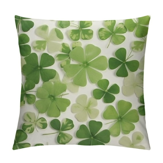 COMIO St Patricks Day Pillow Covers St Patricks Day Decorations for Home Shamrock Lucky St Patricks Day Decorative Throw Pillows Farmhouse St Patricks Day Decor