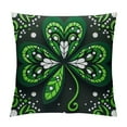 thumbnail image 1 of COMIO St Patricks Day Pillow Covers,Shamrock Clover Hat Lucky Charm Decorations Holiday Farmhouse Spring Pillow Case Decor for Home Sofa Couch, 1 of 5