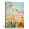 thumbnail image 1 of COMIO Startonight Canvas Wall Art Landscape Photo Flowers Field Colored, Framed, 1 of 4