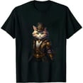 thumbnail image 1 of COMIO Steampunk Cat Steampunk Kitten Lovers Fantasy For Women Men T-Shirt, 1 of 3