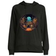thumbnail image 1 of COMIO Steampunk Sci-fi Bohemian Funky Fun Robotic AI Art Robot Pullover Hoodie, 1 of 4