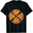 thumbnail image 1 of COMIO Stop Staring At My Pizza Party Women Funny Pizza T-Shirt, 1 of 3