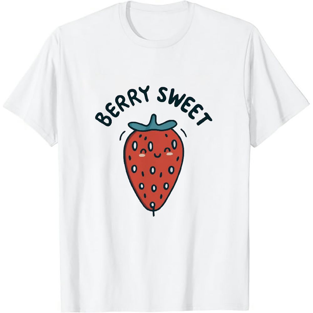 COMIO Strawberry Shortcake Vintage Berry Sweet Poster TShirt