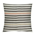 thumbnail image 1 of COMIO  Striped Pillowcases  White and Grey Stripes Pattern Printed Pillow Covers with Envelope Closure(Pillows are not Included), 1 of 5