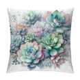 thumbnail image 1 of COMIO Succulent Plant Pillow Covers for Home Decor Super Soft Summer Watercolor Succulent Cactus Flower Throw Pillows Tropical Plant Potting Cushion Cases for Sofa Bedding (Succulent-B) White, 1 of 5