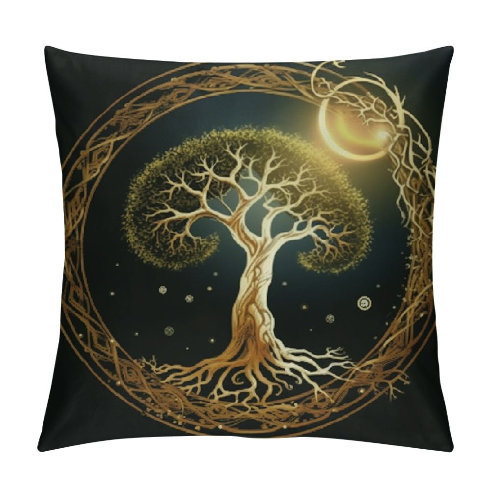 EUROPEAN PILLOWCASE MOON AND BACK
