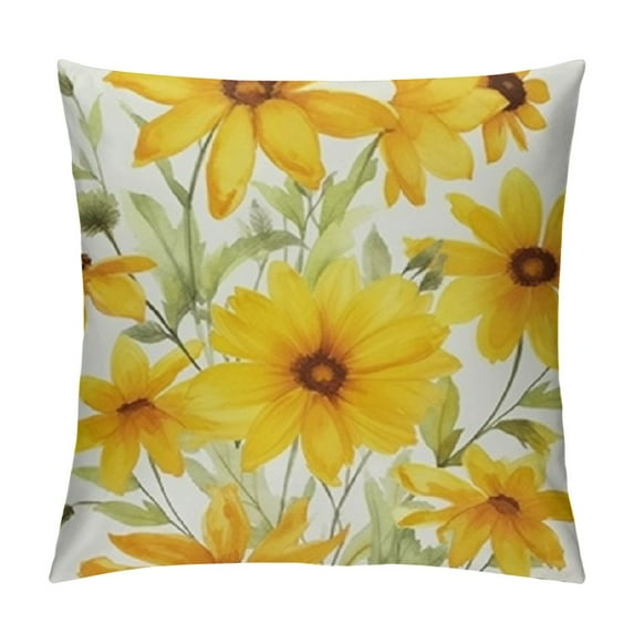 COMIO Sunflower Pillow Cover, Home Sweet Home Reversible Throw Pillow Case, Sunshine Decoration for Home Sofa Couch Bed, Thanksgiving Gifts for Family Friend