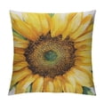 thumbnail image 1 of COMIO  Sunflower Throw Pillow Cover Vintage Sunflower with Retro Design Decorative Rectangular Pillowcase for Sofa and Bed Couch, 1 of 5