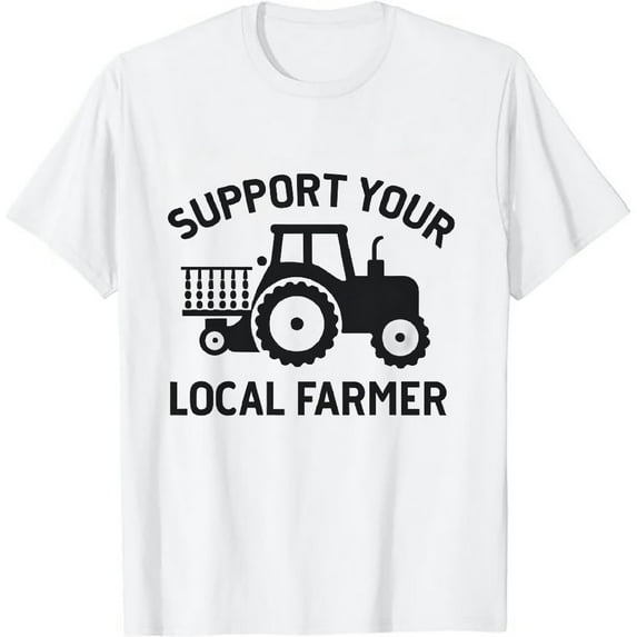 COMIO Support Your Local Farmer TShirt Local Food Support Shirt