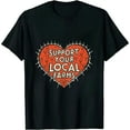 thumbnail image 1 of COMIO Support Your Local Farms Farmer T Shirt, 1 of 3