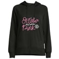 thumbnail image 1 of COMIO Sweatshirt for Women Long Sleeve Shirts Graphic Sweatshirt Red Ribbon Pink Apples and Volleyball Black, 1 of 4