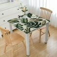 thumbnail image 1 of COMIO Tablecloths Vintage Banana Leaves Decorative Lumbar White, 1 of 7