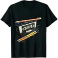 thumbnail image 1 of COMIO Tape Cassette and a pencil 70's 80's and 90's Vintage T-Shirt, 1 of 3