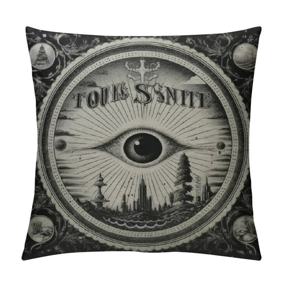 COMIO Tarot The Star Moon Throw Pillow Case, Daughter Sister Astrology Tarot Lovers Gifts, Mom, Wife Gifts, Tarot Art Cushion Cover for Sofa Couch Bed Girl Room College Dorm