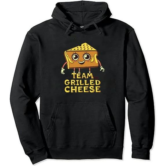 COMIO Team Grilled Cheese - Cheddar Food Sandwich Lover Pullover Hoodie