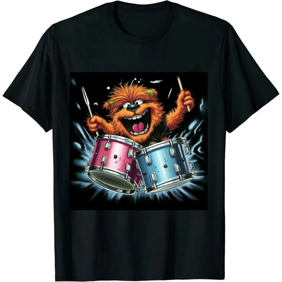 COMIO The Muppets Animal Electrifying Epic Drumroll Poster T-Shirt