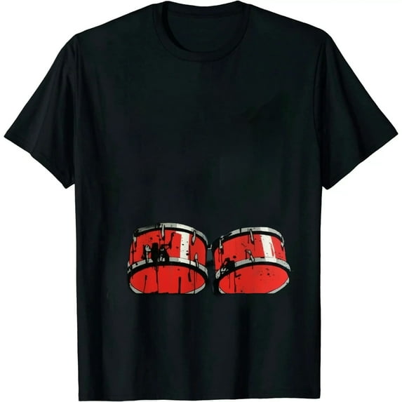 COMIO The Muppets Animal Let's Rock Drums Distressed Logo T-Shirt