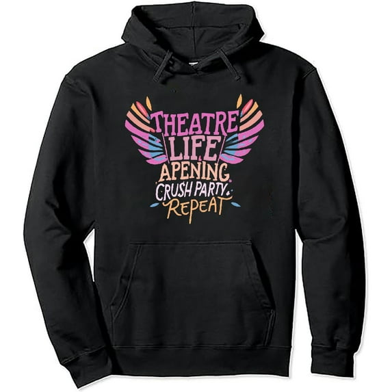COMIO Theatre Nerd Actor Gift Shirt Funny Musical Theater Thespian Pullover Hoodie