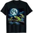 thumbnail image 1 of COMIO Three Frog Moon | 3 Treefrog Weird Funny Magical Cursed Meme T-Shirt, 1 of 3