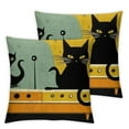 thumbnail image 1 of COMIO  Throw Pillow Cases Cushion Cover for Sofa Bed Home Decor,Two Sided Print Cat Pillows Covers,2pcs, 1 of 6