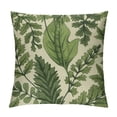 thumbnail image 1 of COMIO  Throw Pillow Covers Green Leaf Floral in Vintage Style Leaves and Herbs Botanical Boxwood Seeded Eucalyptus Fern Maidenhair Pillow Case, 1 of 5