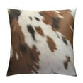thumbnail image 1 of COMIO  Throw Pillow Covers Hidden Zippered Cow Print Pillowcase,Christmas Decorative Couch Pillows for Living Room Bedroom Sofa Cowhide Accent Printing, 1 of 5