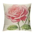 thumbnail image 1 of COMIO  Throw Pillow Covers Home Decor Vintage Rose Flower Butterfly Pillow Cases Decorative Outdoor Cushion Couch Sofa Pillowcases, 1 of 5