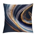thumbnail image 1 of COMIO Throw Pillow Covers, Navy Blue Decorative Pillow Covers,Blue and Gold Marble Pillowcase, Couch Cushion Cover for Home Living Room Bedroom Sofa Decor Pillows, 1 of 5