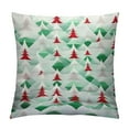 thumbnail image 1 of COMIO  Throw Pillow Covers,Pillowcase Decor for Couch Sofa Bedroom Car Living Room,Christmas Tree Seamless Pattern, 1 of 5