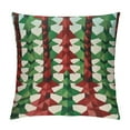 thumbnail image 1 of COMIO  Throw Pillow Covers,Pillowcase Decor for Couch Sofa Bedroom Car Living Room,Christmas Tree Seamless Pattern, 1 of 5