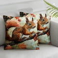 thumbnail image 1 of COMIO Throw Pillow Covers,Pillowcases,Pillow Cases,Animal Jungle Leaf,2-Pc White, 1 of 6